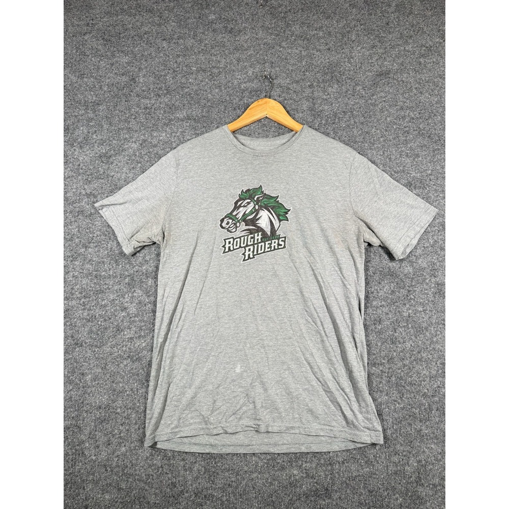 Rocky Mountain Roughriders T-Shirt Mens M Gray Under Armour NHL Hockey Sports